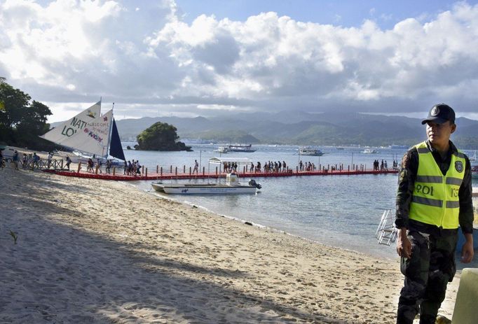 Ostrov Boracay, Filipíny.