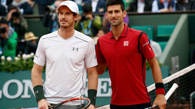 Andy Murray a Novak Djokovič. V Madridu se potkají poprvé po pěti letech