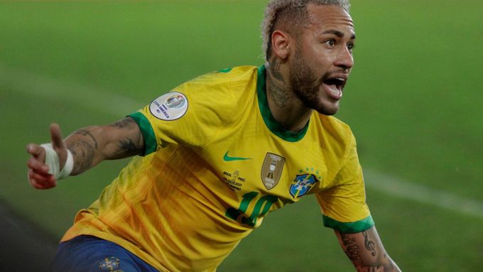 Neymar v semifinále Copa América 2021
