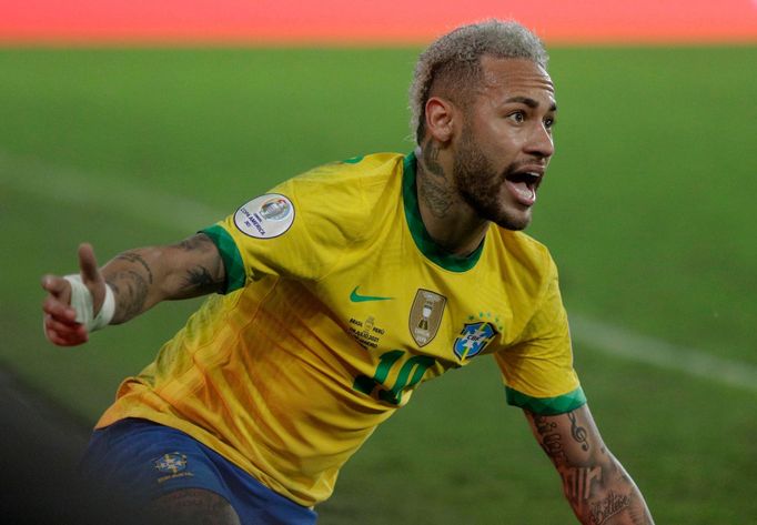 Neymar v semifinále Copa América 2021