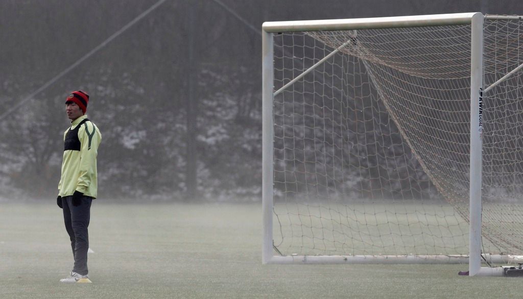 Trénink Manchesteru United