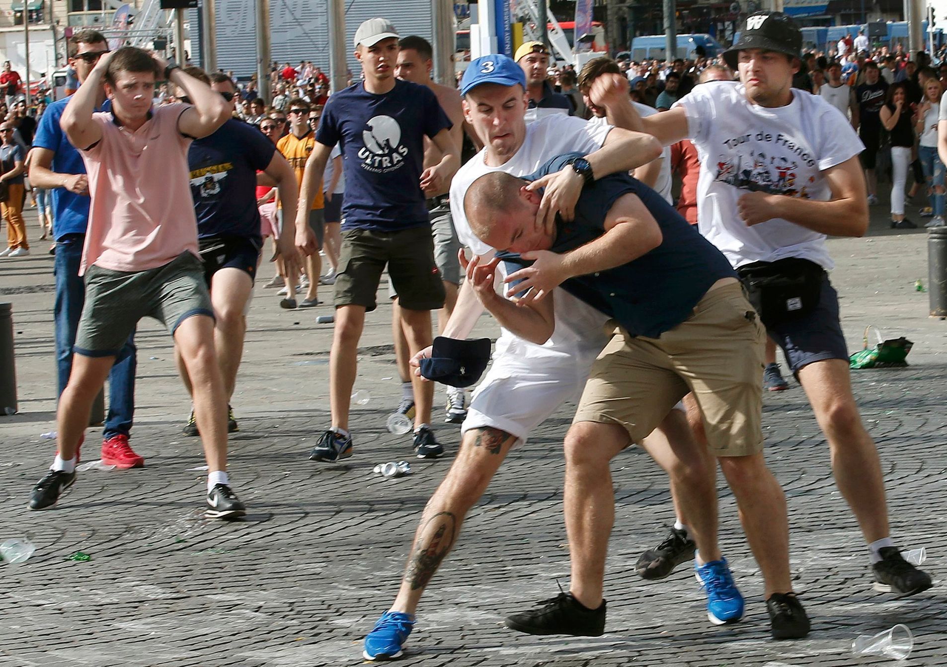EURO 2016 - nepokoje v Marseille