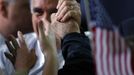 Republican presidential nominee Mitt Romney greets audience members at a campaign rally in Des Moines, Iowa November 4, 2012. REUTERS/Brian Snyder (UNITED STATES - Tags: POLITICS ELECTIONS USA PRESIDENTIAL ELECTION) Published: Lis. 4, 2012, 4:24 odp.