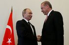 Spolupracujeme ve všech směrech, shodli se Putin s Erdoganem. V Sýrii chtějí hledat politické řešení