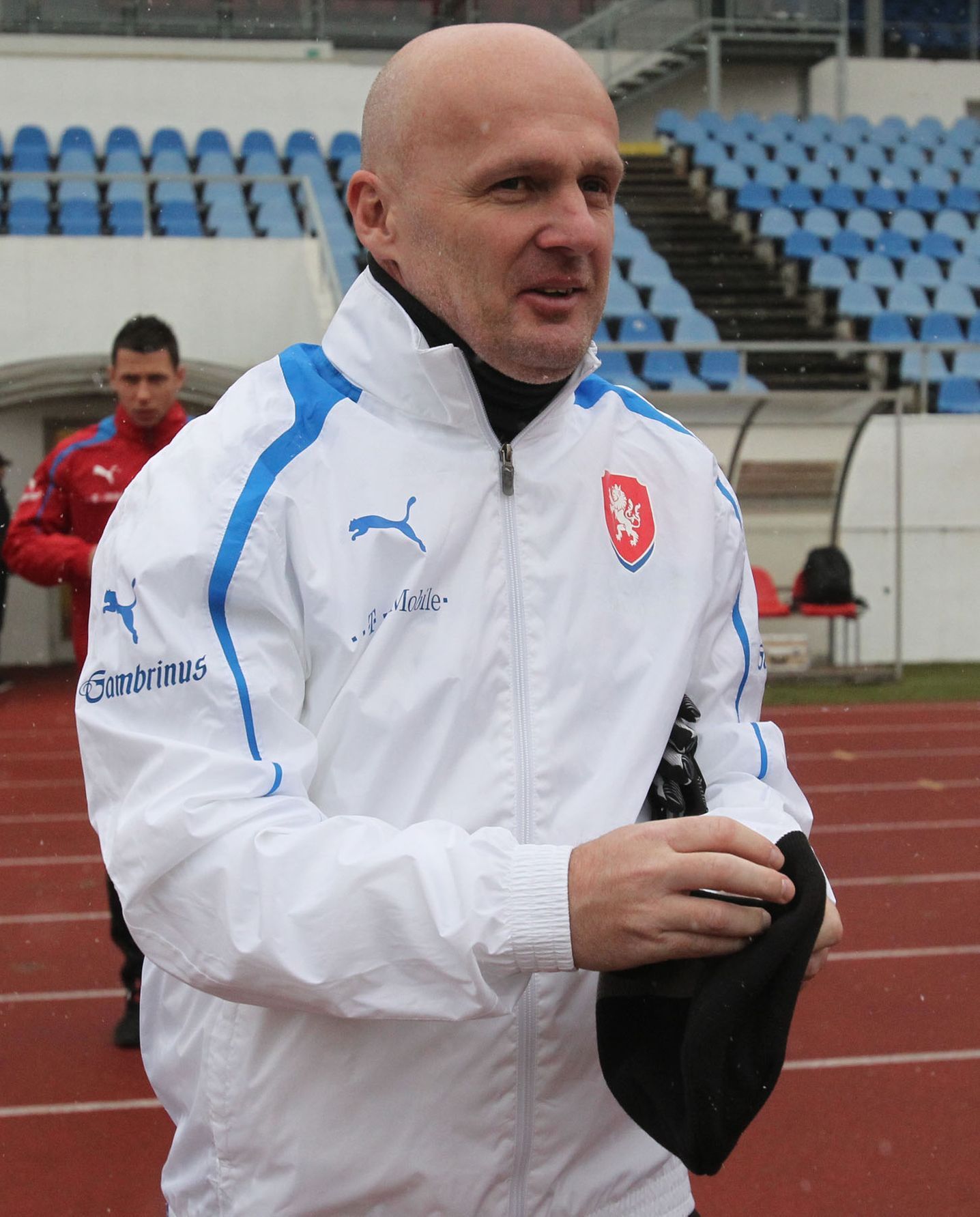 Trénink české fotbalové reprezentace: Michal Bílek