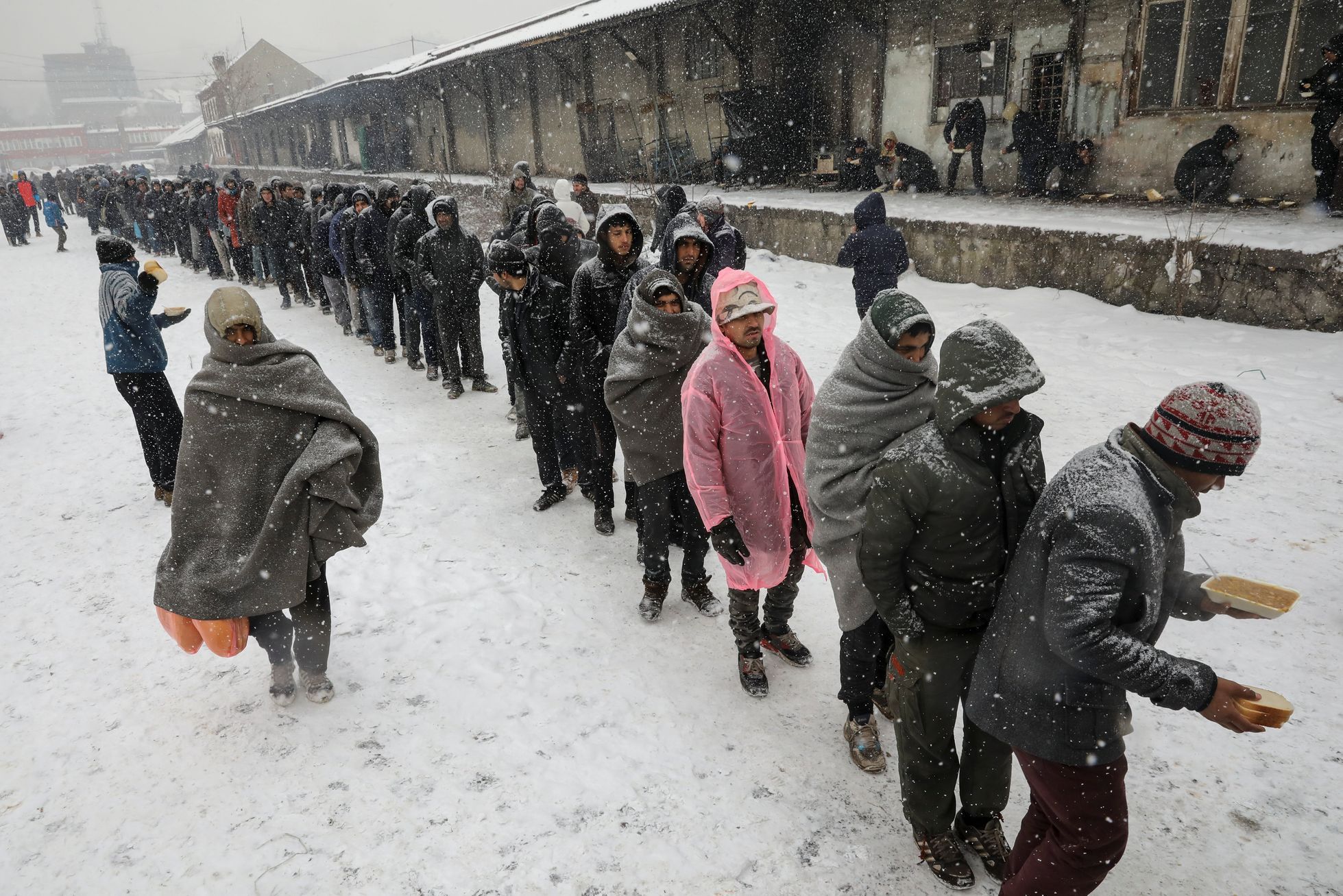 Uprchlíci čelí kruté zimě - Bělehrad