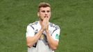 Zklamaný Timo Werner v zápase Německo - Mexiko na MS 2018