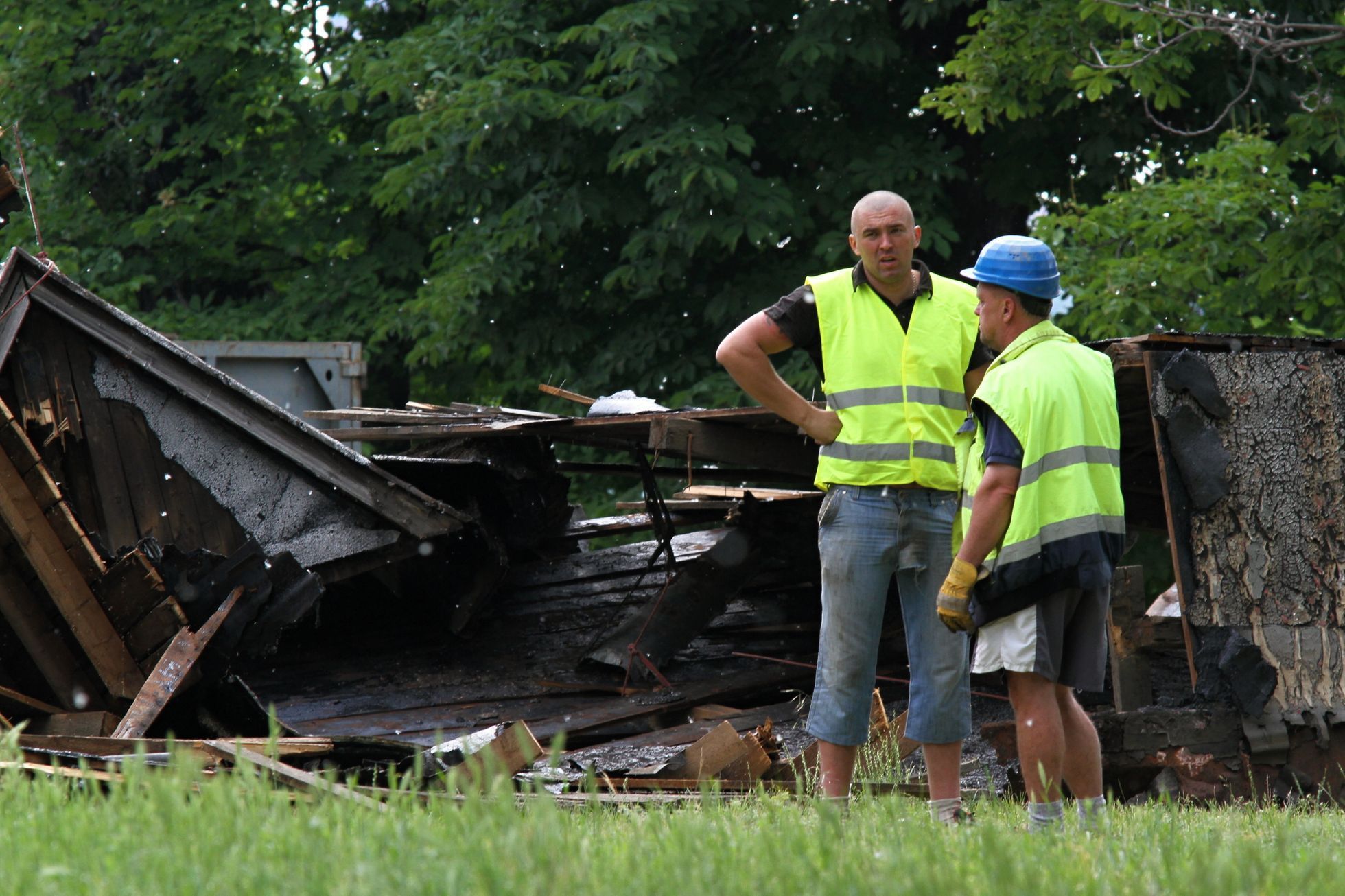 Demolice stadionu na Štvanici