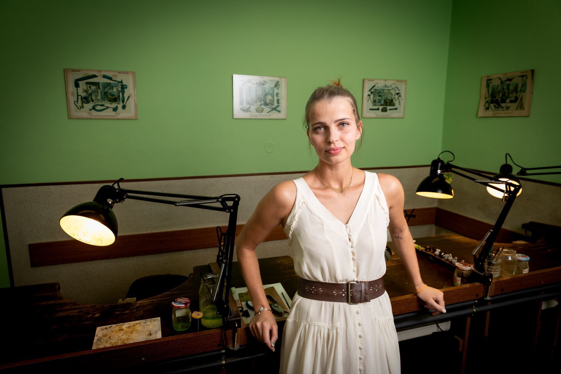 Houtová, šperky, šperkařka, dílna