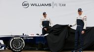 Nový monopost Williams FW35 světu představili jeho piloti Pastor Maldonado a Valtteri Bottas.