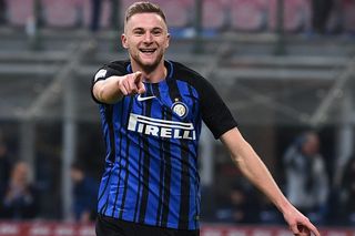 Slovenský obránce Interu Milán Milan Škriniar.