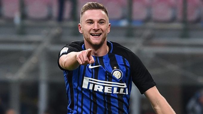 Slovenský obránce Interu Milán Milan Škriniar.