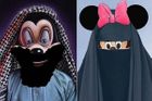 Oblékl Mickey Mouse jako islamistu. Uříznou mu jazyk?