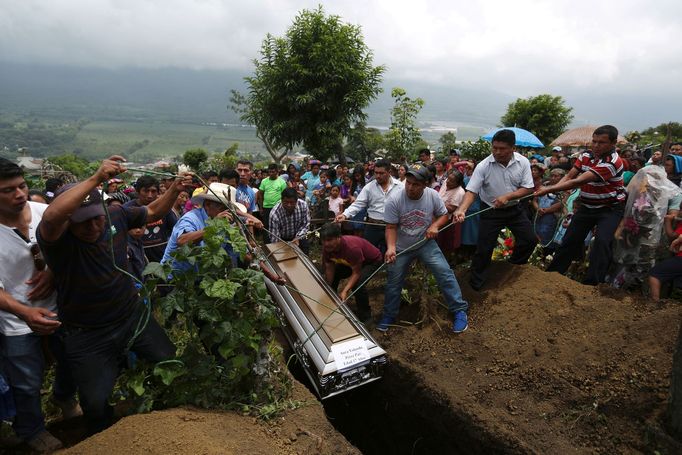 Situace v Guatemale po mohutné erupci sopky Fuego. Červen 2018.