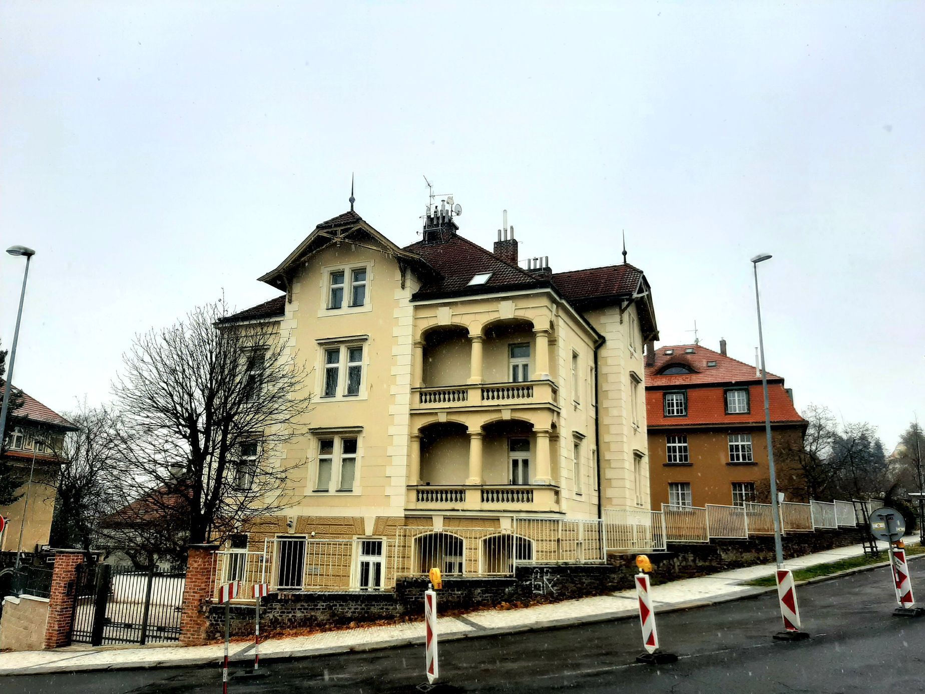 vila, Strahov, architektura
