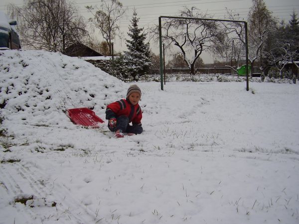 Amatérský meteorolog: V Lokti začala zima