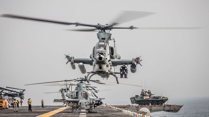 Vrtulník Viper AH-1Z, ilustrační foto.