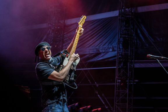 Tom Morello was the main star of the first day of Colors of Ostrava.