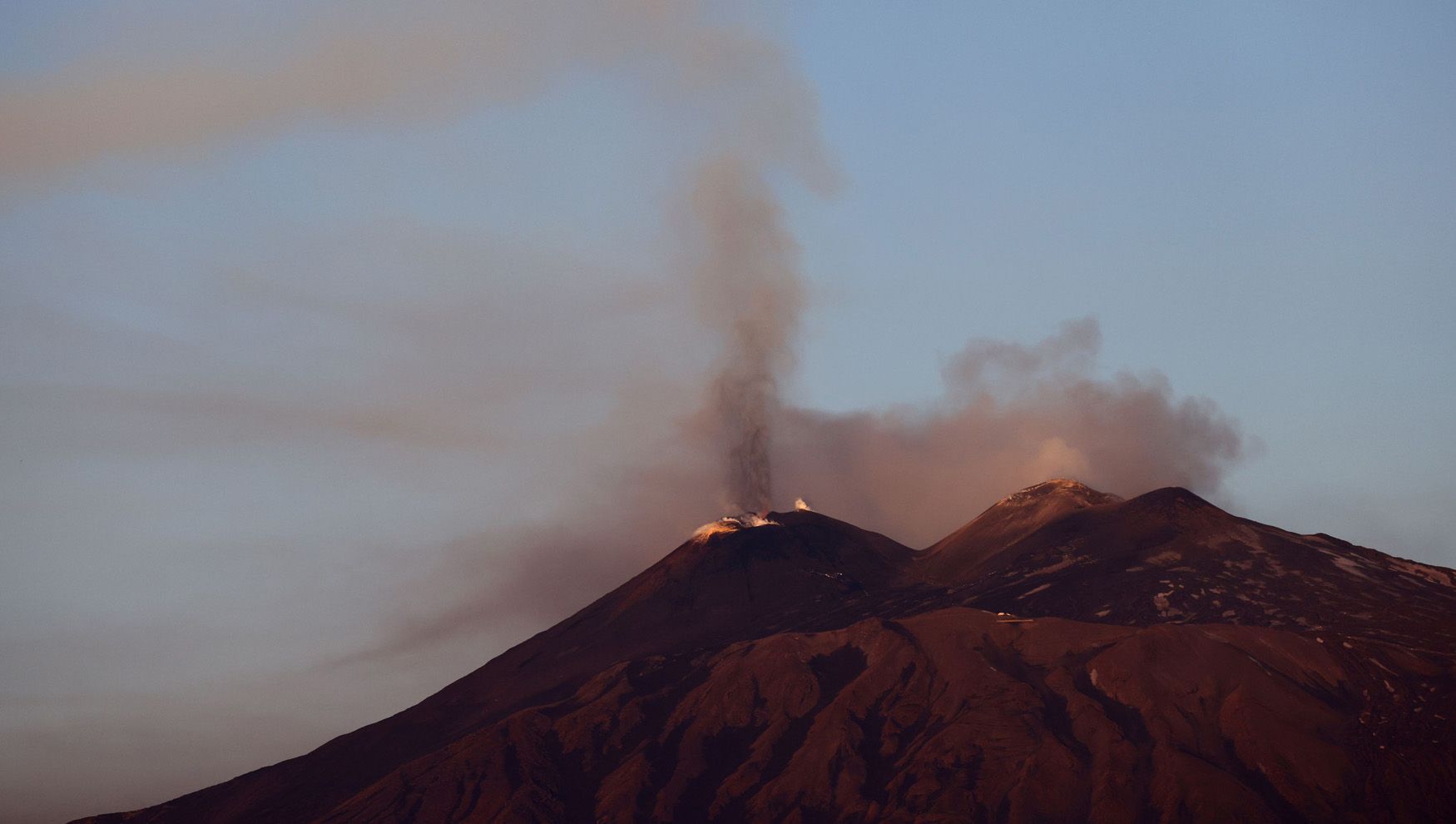 Etna, erupce, Sicílie