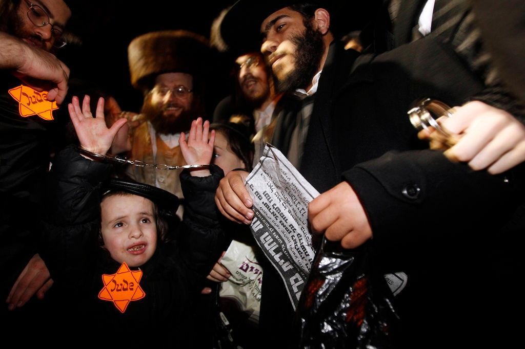Ortodoxní židé protestují v Jeruzalémě