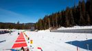 Tady je střelnice pro biatlon