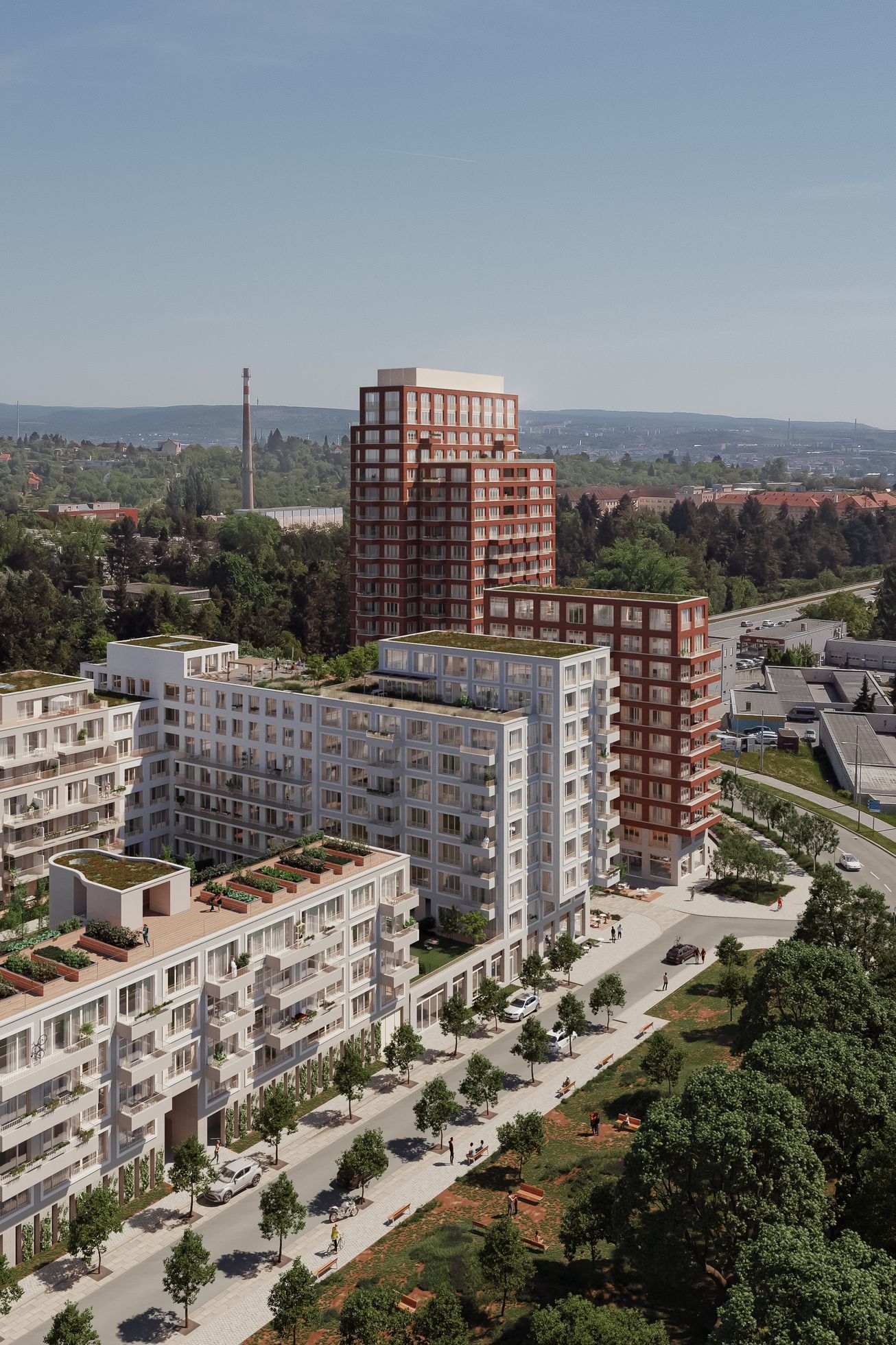 brixx, brno, komplex, byty, bydlení, práce