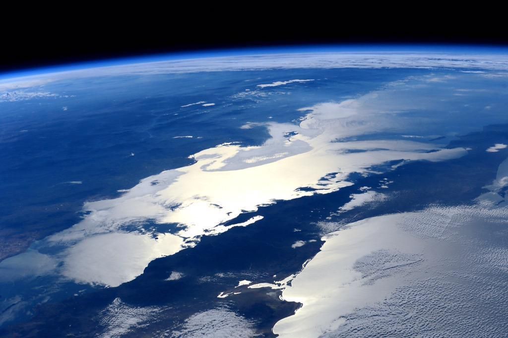 Snímky astronauta Terryho Virtse z kosmu