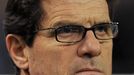 Italská trenér anglických fotbalistů Fabio Capello v zápase proti Francii.