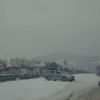 Sněhová kalamita na dálnici D5