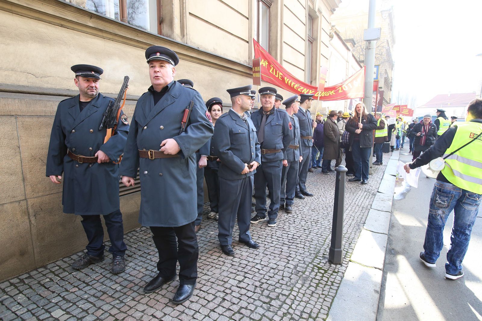 Demonstrace proti EET - Soukromníci a Svobodní