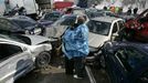 "Mass Car Accident on D1 Motorway" was selected the Photograph of the Year 2008 - Crystal Eye. The author of the shot is Reuters' David W. Černý.