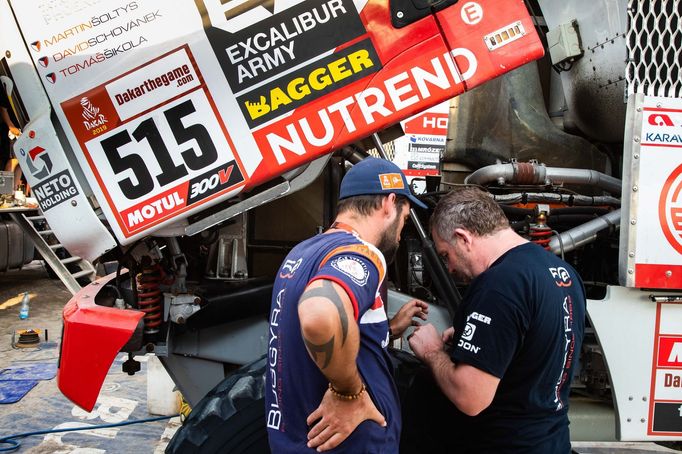 Mechanici Buggyry na Rallye Dakar 2019