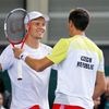 Tomáš Berdych a Lukáš Rosol v nejdelším zápase Davis Cupu