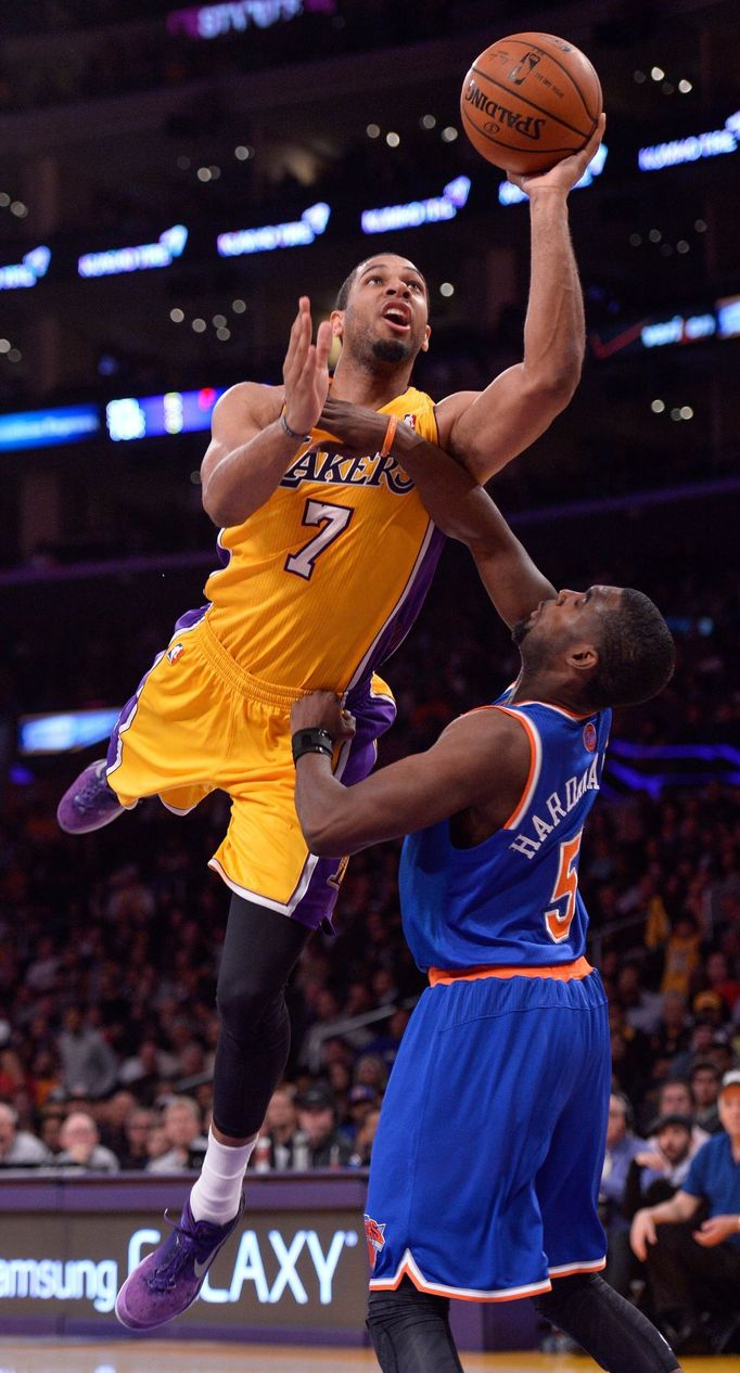 NBA: New York Knicks at Los Angeles Lakers (Xavier Henry)