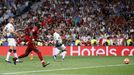 Divock Origi dává gól ve finále fotbalové Ligy mistrů Tottenham - Liverpool