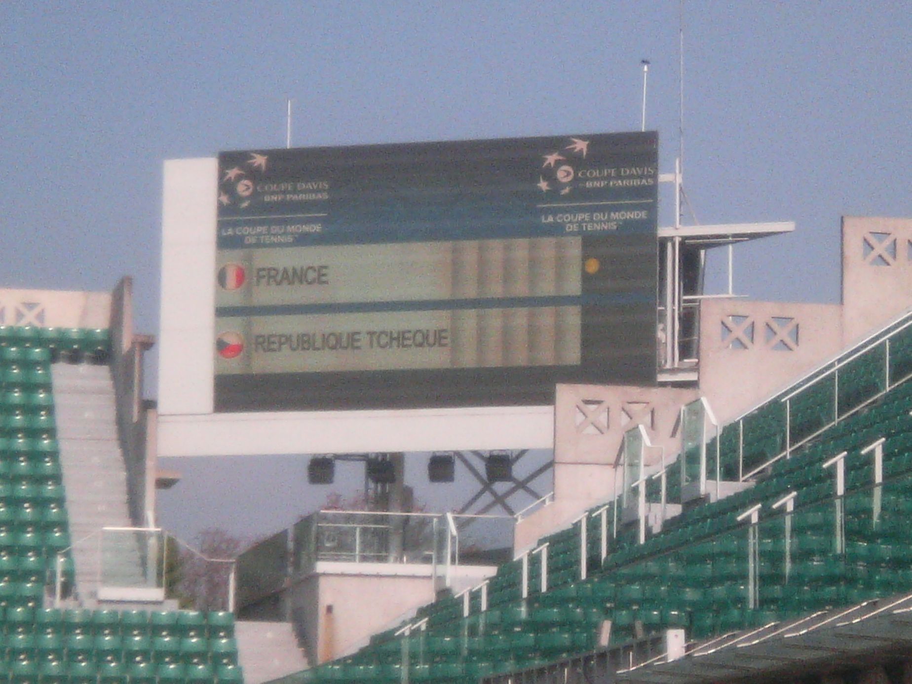 Semifinále Davis Cupu 2014: Francie - Česko, Roland Garros