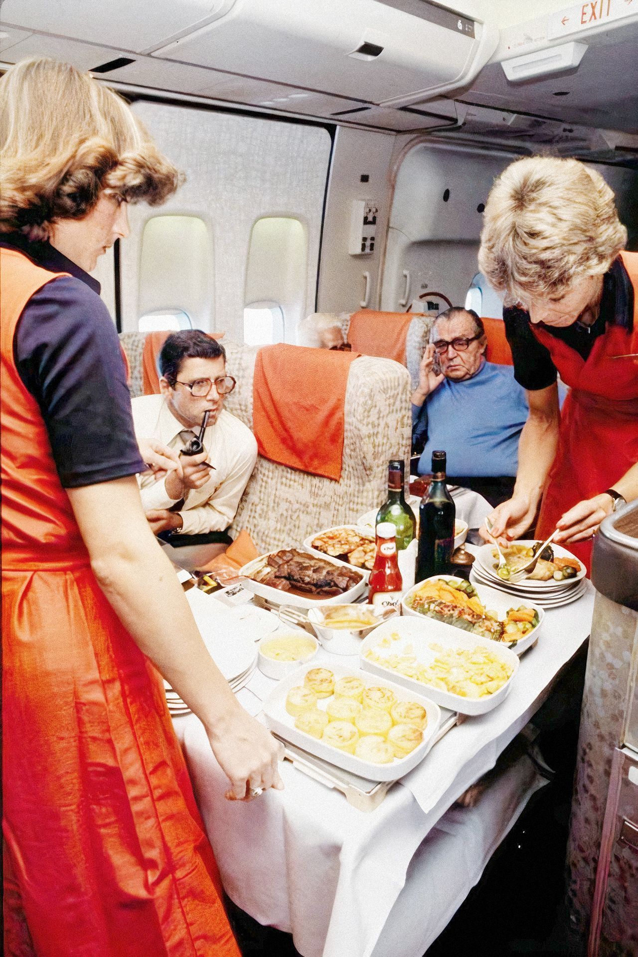 FotoRetro: Tak kdysi vypadala luxusní gastronomie v prvotřídní dopravě