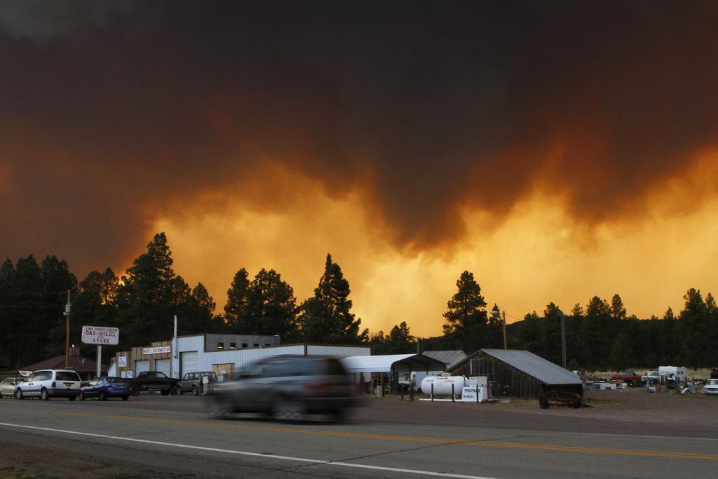 Rozsáhlé požáry v Arizoně