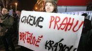 Chceme Prahu brutálně krásnou a tou, podle demonstrantů, nebude, když půjde Transgas k zemi.