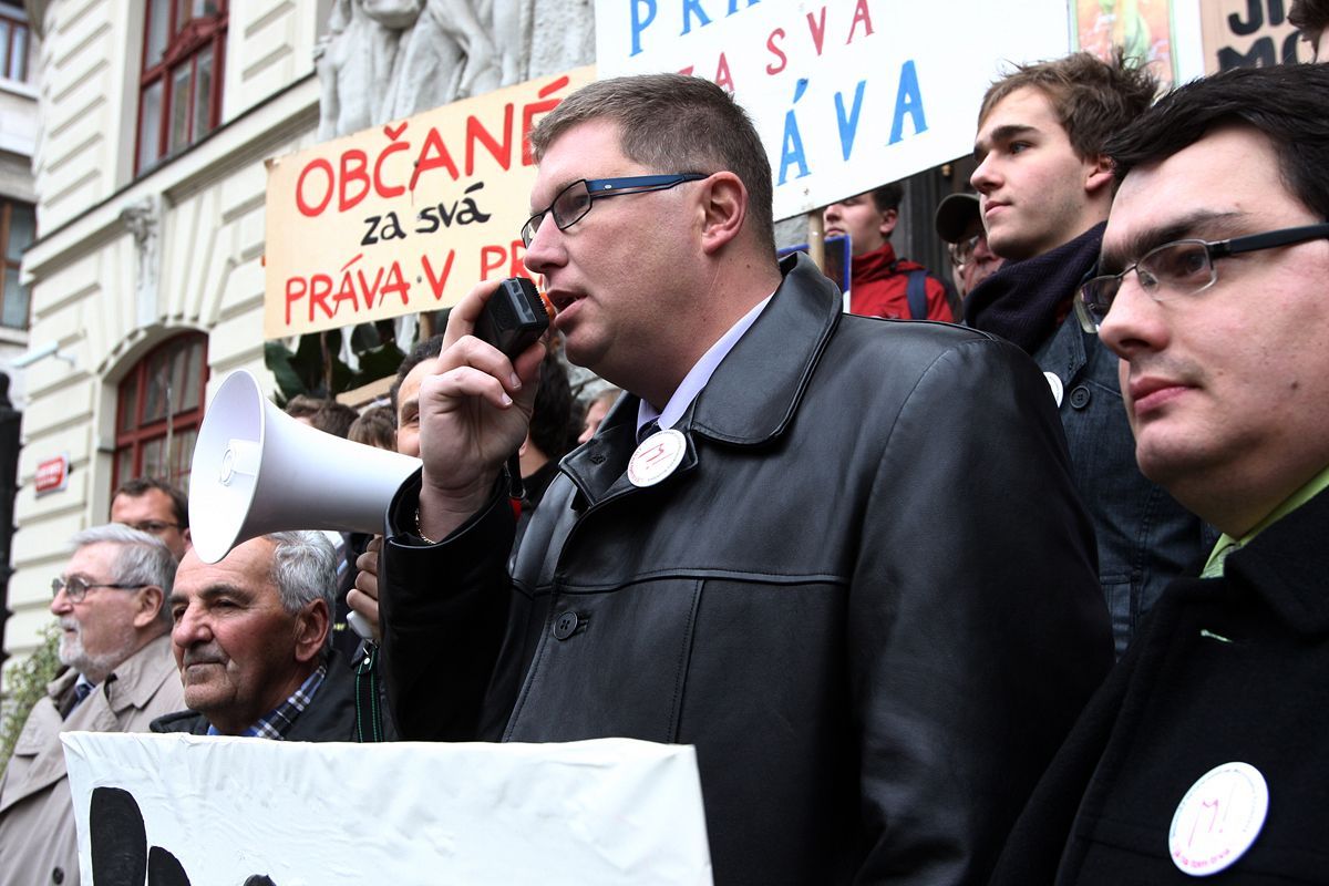 Demonstrace za Slovanskou Epopej