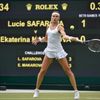 Lucie Šafářová ve čtvrtfinále Wimbledonu 2014
