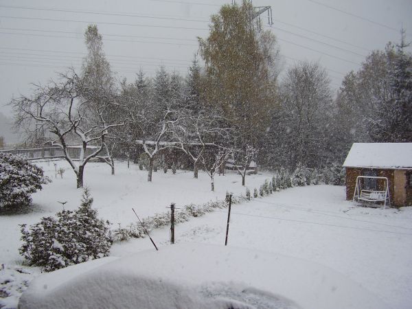 Amatérský meteorolog: V Lokti začala zima