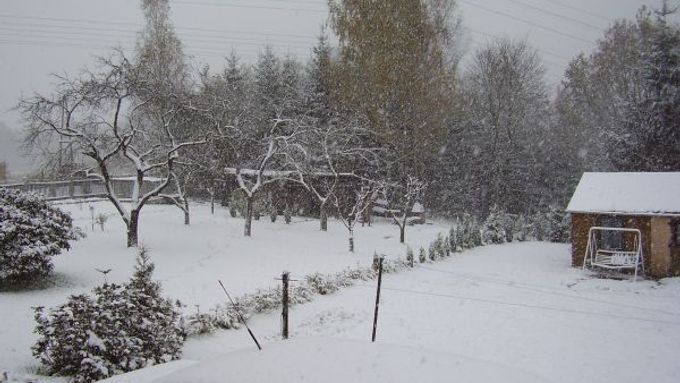 Amatérský meteorolog: V Lokti začala zima