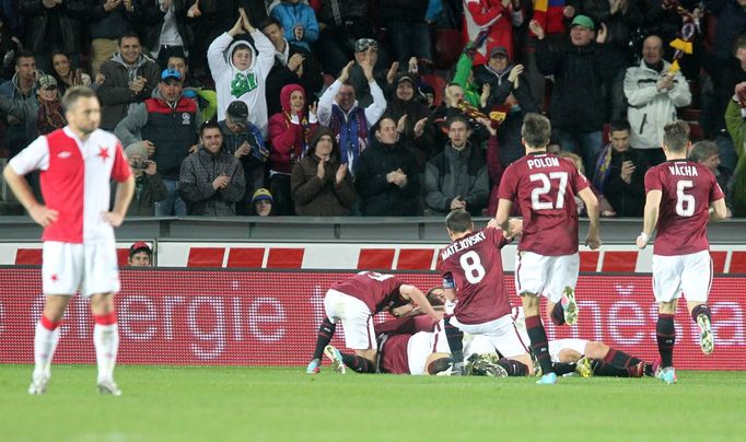 Fotbal, Sparta - Slavia: radost Sparty