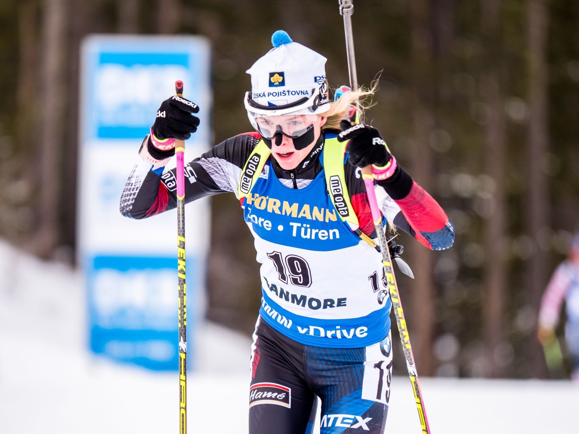 Biatlon, vytrvalostní závod Světového poháru v kanadském Canmore