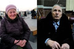 "Nechtěla jsem odejít, ale vnučka plakala." Staří Ukrajinci jen těžko opouští domovy