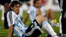 Zachmuřený Leonel Messi - jeho Argentina prohrála ve finále Copa América s Brazílií.