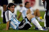 Zachmuřený Leonel Messi - jeho Argentina prohrála ve finále Copa América s Brazílií.