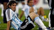 Zachmuřený Leonel Messi - jeho Argentina prohrála ve finále Copa América s Brazílií.