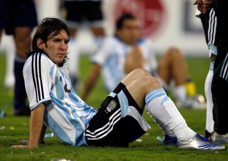 Zachmuřený Leonel Messi